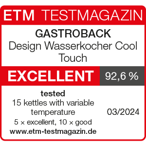 GASTROBACK® Water Kettle - 42436 - Design Water Kettle Cool Touch GASTROBACK® Water Kettle - 42436 - Design Water Kettle Cool Touch