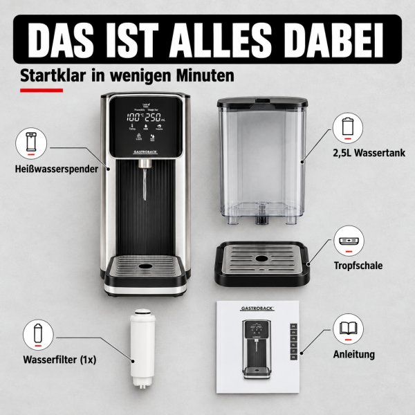 Design Heißwasserspender Quick Tea
