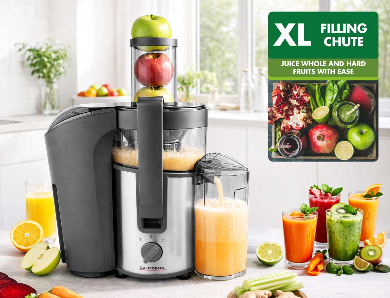 GASTROBACK® Juicer - 40116 - Vital Juicer Plus