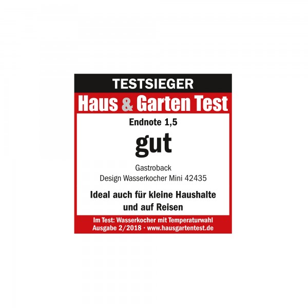 GASTROBACK® Wasserkocher - 42435 Design Wasserkocher Mini