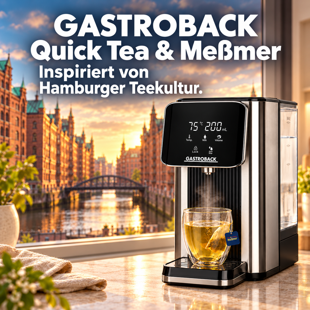 GASTROBACK Quick Tea & Meßmer