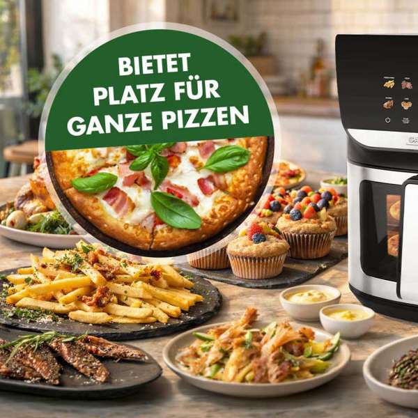 Multi-Heissluftfritteuse Heat & Crisp Family 8 L