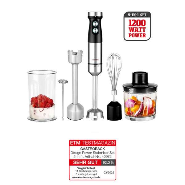 Design Power Stabmixer Set 5-in-1