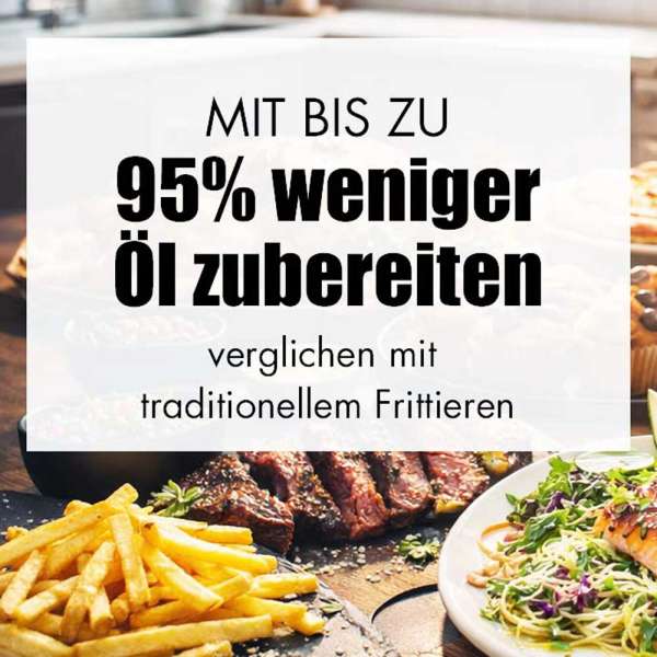 Multi-Heissluftfritteuse Heat & Crisp Family 8 L