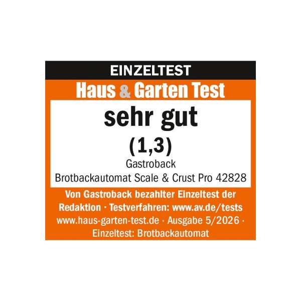 Brotbackautomat Scale & Crust Pro