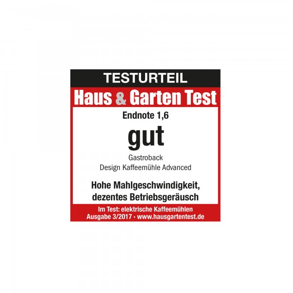 GASTROBACK® Kaffeemühle - 42602 Design Kaffeemühle Advanced