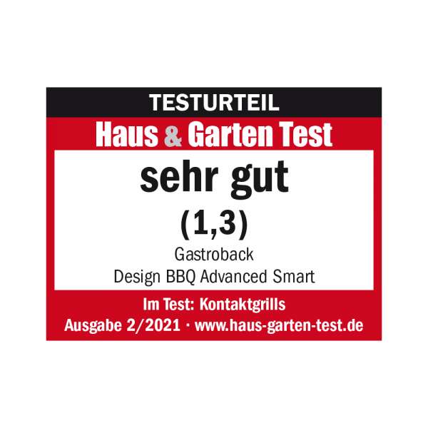 GASTROBACK® Kontaktgrill - 42542 Design BBQ Advanced Smart