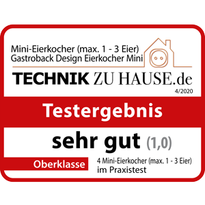 GASTROBACK® Design Egg Cooker Mini 42800 - Technik zu Hause 2020 GASTROBACK® Design Egg Cooker Mini 42800 - Technik zu Hause 2020