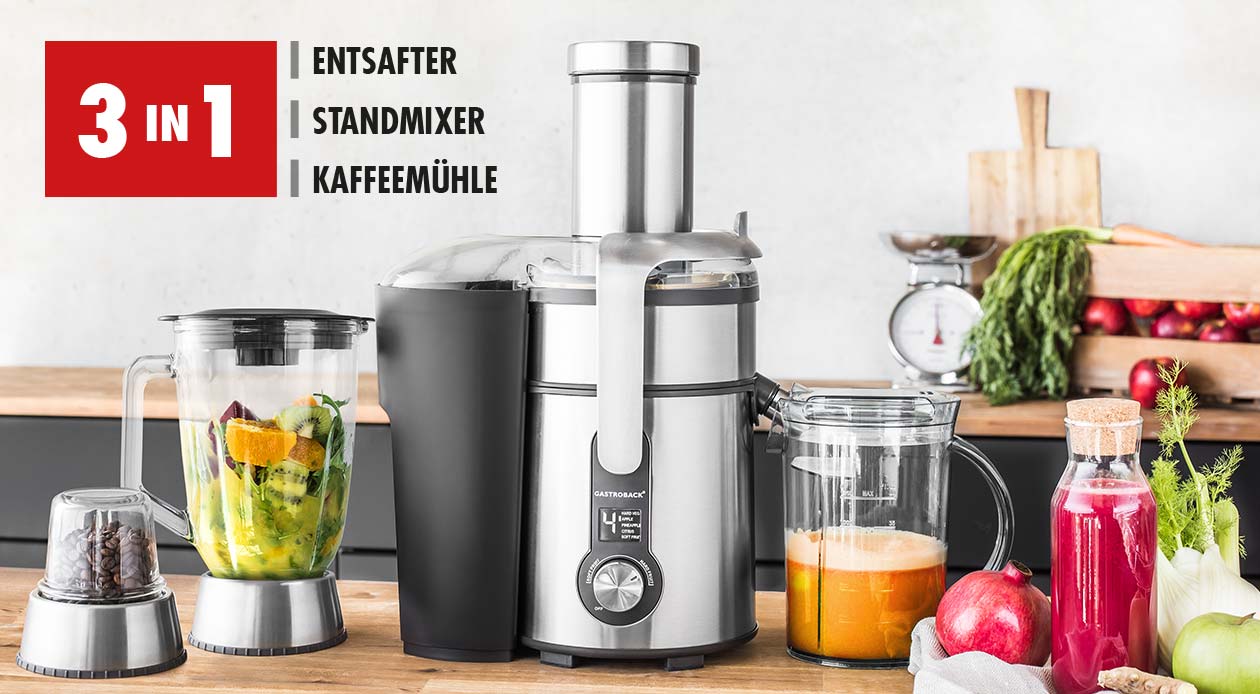 GASTROBACK® Entsafter - 40153 - Design Multi Juicer Digital Pro GASTROBACK® Entsafter - 40153 - Design Multi Juicer Digital Pro