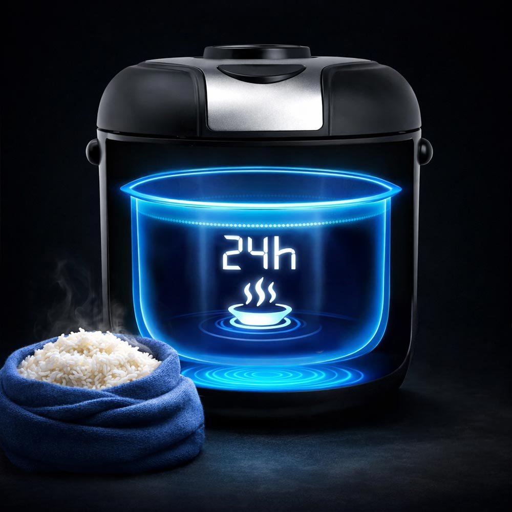GASTROBACK® Reiskocher - 42519 - Reiskocher RiceControl Low Carb & Steam 3 L
