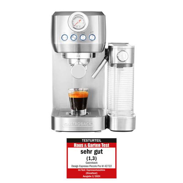 GASTROBACK® Siebträger Espressomaschine - 42722 - Design Espresso Piccolo Pro M