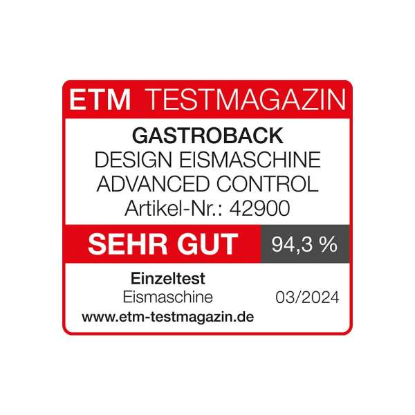 Design Eismaschine Advanced Control