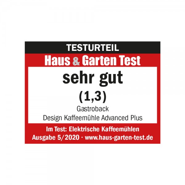 GASTROBACK® Kaffeemühle - 42642 - Design Kaffeemühle Advanced Plus