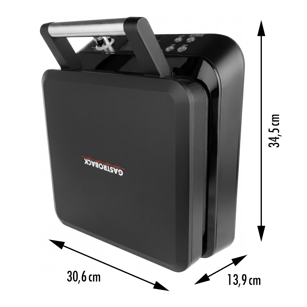 GASTROBACK® Waffeleisen - 42448 - Waffeleisen Advanced Control Pro 4 - BLACK EDITION GASTROBACK® Waffeleisen - 42448 - Waffeleisen Advanced Control Pro 4 - BLACK EDITION