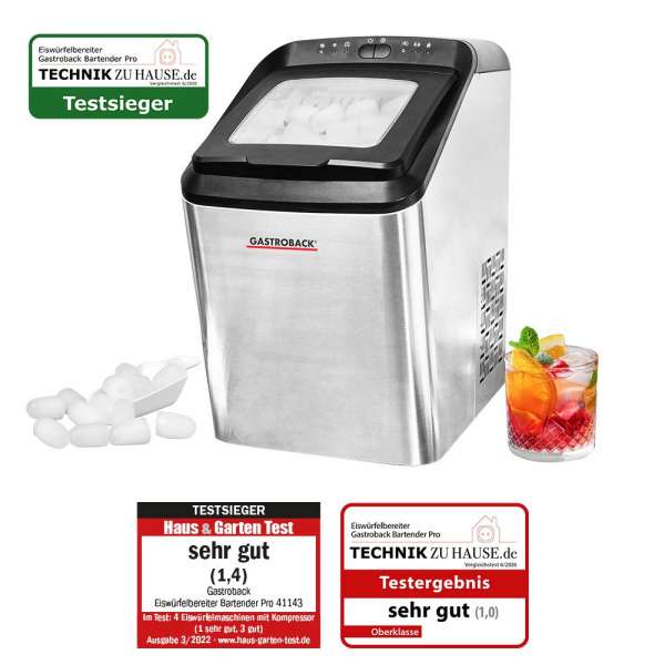 GASTROBACK® Eiswürfelbereiter - 41143 Eiswürfelbereiter Bartender Pro