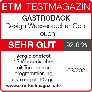 GASTROBACK® Wasserkocher - 42436 - Design Wasserkocher Cool Touch GASTROBACK® Wasserkocher - 42436 - Design Wasserkocher Cool Touch
