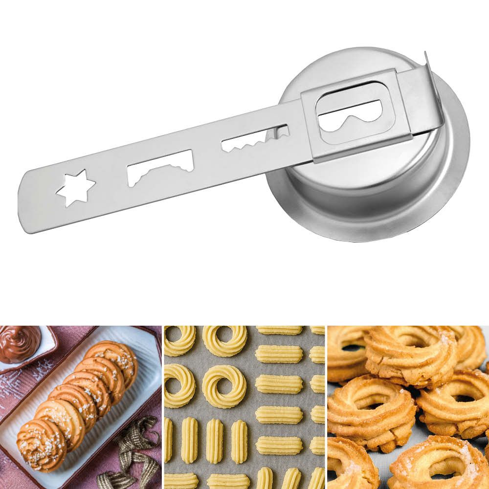 GASTROBACK® Mincer - 41410 - Design Mincer 6-in-1 Power Pro #10 - Shortbread biscuits attachment for easily making Spritz Cookies in 4 different shapes. Perfect for creative Christmas cookies and pastry creations. GASTROBACK® Mincer - 41410 - Design Mincer 6-in-1 Power Pro #10 - Shortbread biscuits attachment for easily making Spritz Cookies in 4 different shapes. Perfect for creative Christmas cookies and pastry creations.