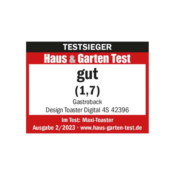 GASTROBACK® Toaster - 42396 - Design Toaster Digital 4S