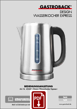 42441 - Design Wasserkocher Express - BDA