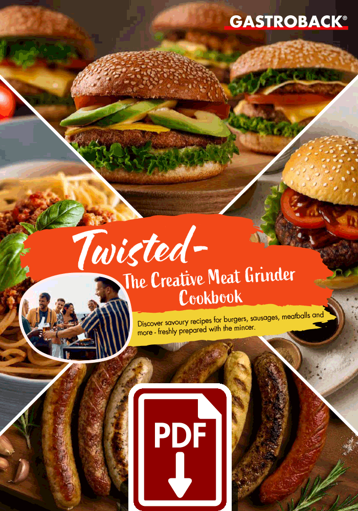 GASTROBACK® Recipe-Book for Meat Grinder - Twisted - PDF-Download