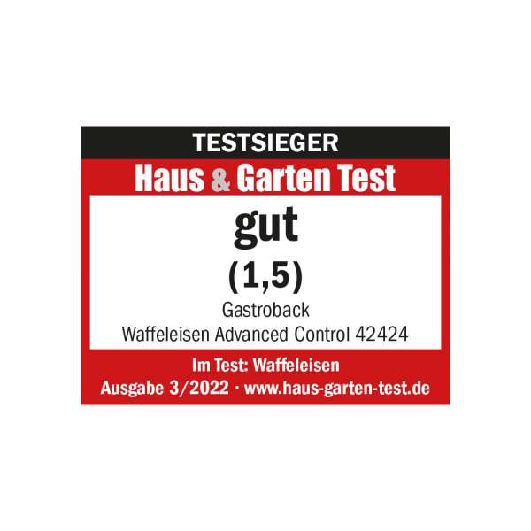 GASTROBACK® Waffeleisen - 42424 Waffeleisen Advanced Control