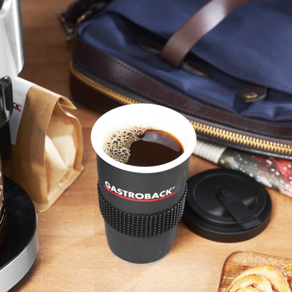 Coffee to Go Becher aus Porzellan 0,4 L