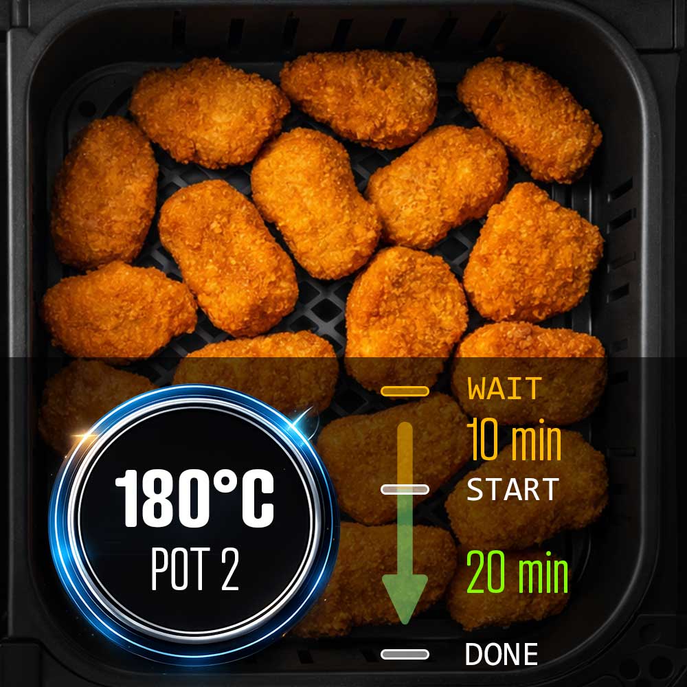 GASTROBACK® Air Fryer - 42586 - Multi Hot Air Fryer Duo Family 9 L