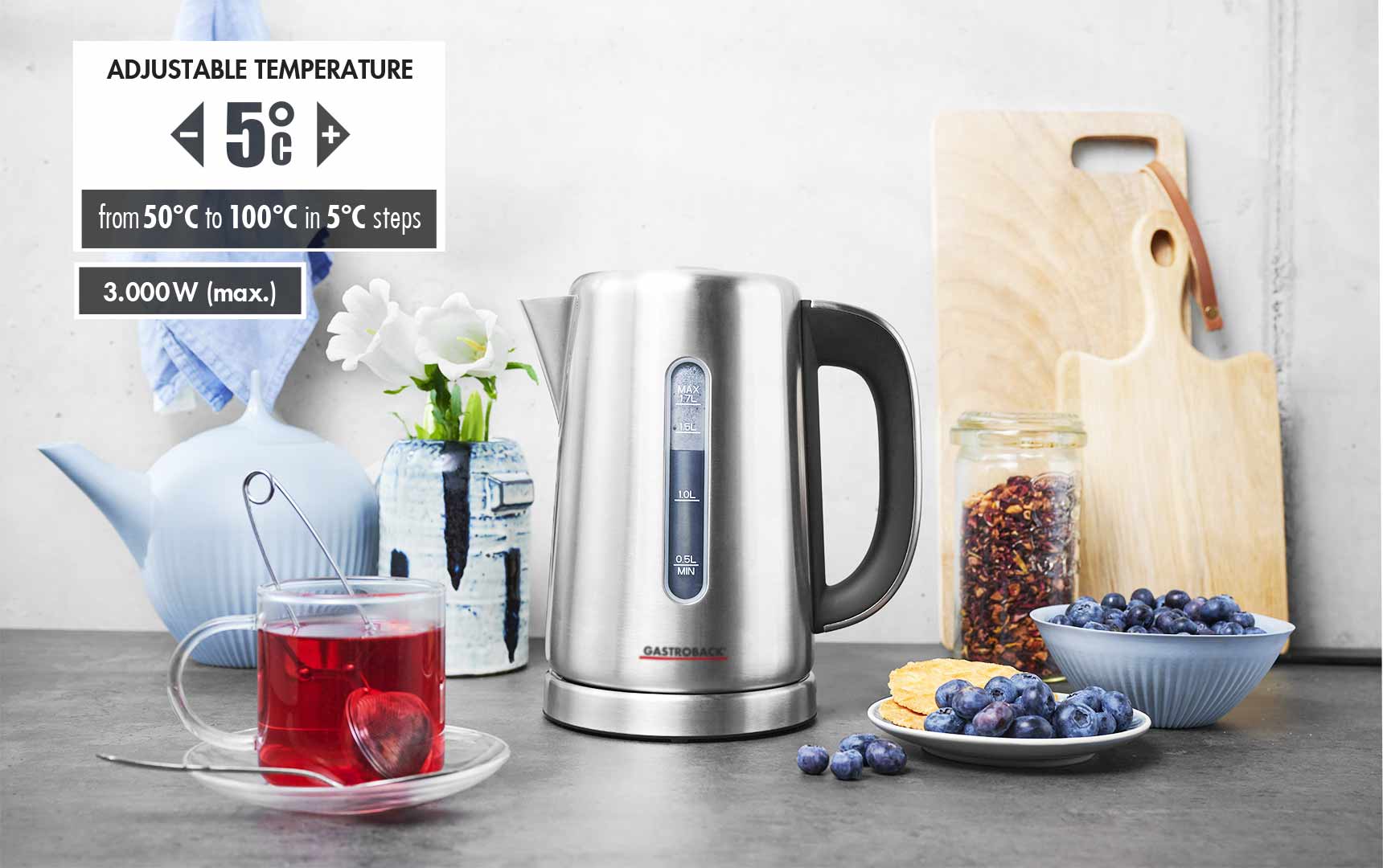 GASTROBACK® Water Kettle - 42441 - Design Water Kettle Express GASTROBACK® Water Kettle - 42441 - Design Water Kettle Express