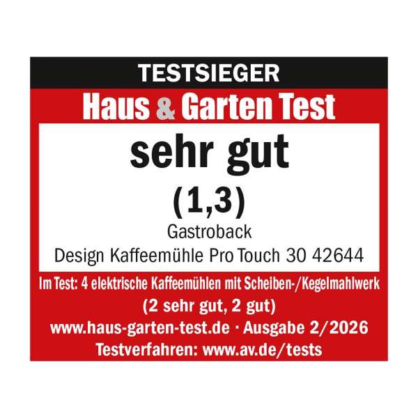 Design Kaffeemühle Pro Touch 30