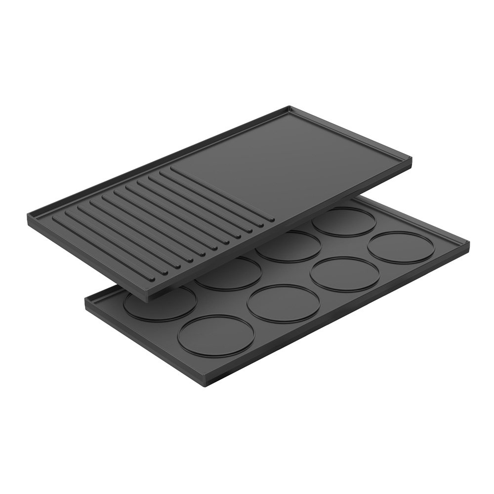 GASTROBACK® Raclette - 42563 - Raclette Grill & Pancake Station - für 8 Personen 2-in-1 Multifunktionsgerät mit XXL-Doppelpfännchen