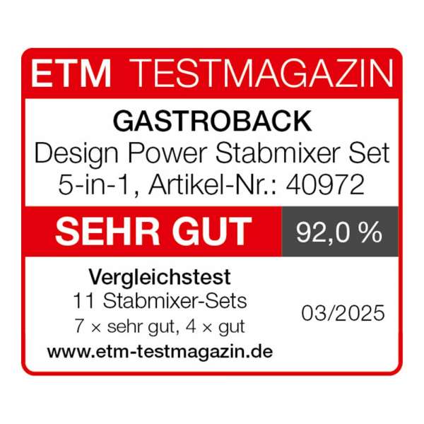 Design Power Stabmixer Set 5-in-1