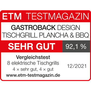 GASTROBACK® Tischgrill - 42524 Design Plancha & BBQ GASTROBACK® Tischgrill - 42524 Design Plancha & BBQ
