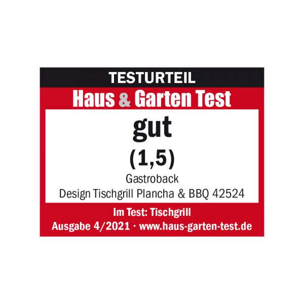 GASTROBACK® Tischgrill - 42524 Design Tischgrill Plancha & BBQ