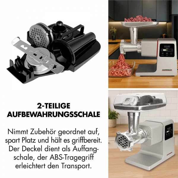 GASTROBACK® Fleischwolf - 41410 - Design Fleischwolf 6-in-1 Power Pro #10