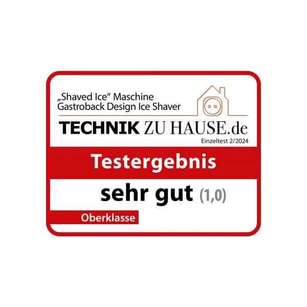 GASTROBACK® Ice-Shaver - Slushy-Maker - Eismaschine - Eiskratzer - 42905 - Design Ice Shaver