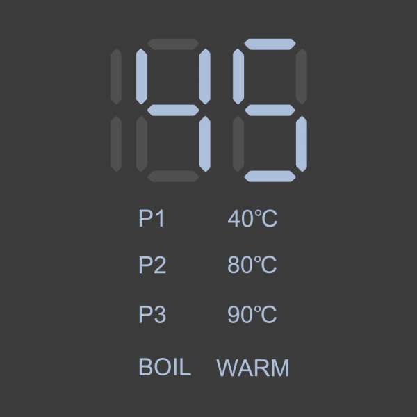 Wasserkocher Cool Touch Express Digital 3000 W