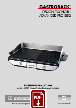 42523 - Design Tischgrill Advanced Pro BBQ - BDA