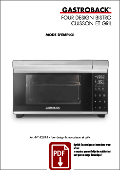 42814 - Design Bistro Ofen Bake & Grill - BDA