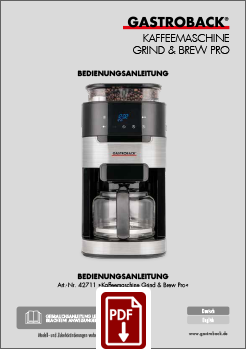42711 - Coffee Machine Grind & Brew Pro - IM