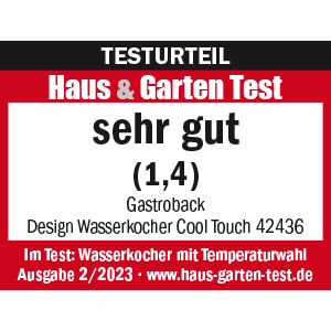 GASTROBACK® Wasserkocher - 42436 - Design Wasserkocher Cool Touch GASTROBACK® Wasserkocher - 42436 - Design Wasserkocher Cool Touch