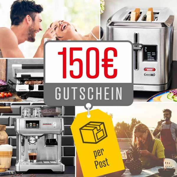 Geschenkgutschein 150 € per Postversand