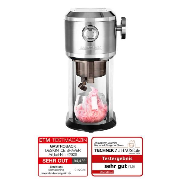 GASTROBACK® Ice-Shaver - Slushy-Maker - Eismaschine - Eiskratzer - 42905 - Design Ice Shaver