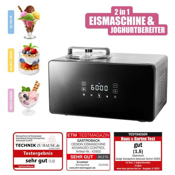 Design Eismaschine Advanced Control