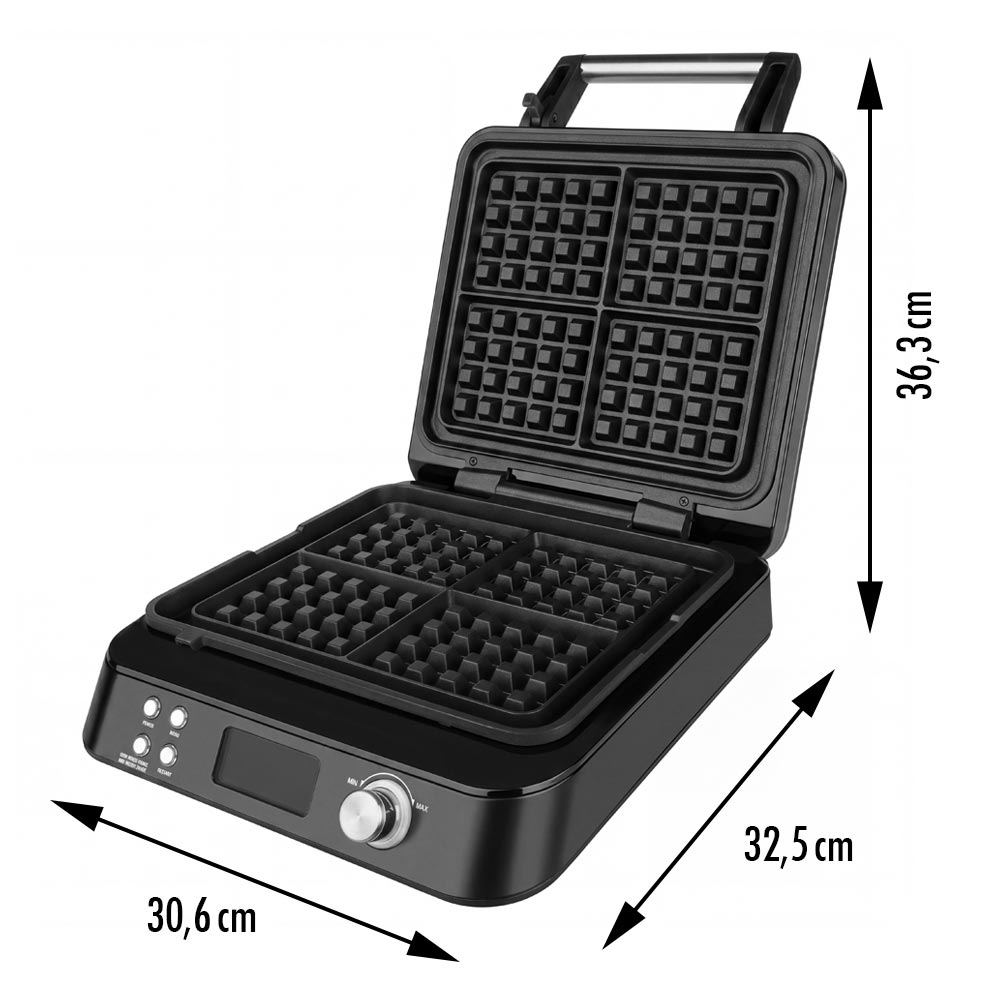 GASTROBACK® Waffeleisen - 42448 - Waffeleisen Advanced Control Pro 4 - BLACK EDITION GASTROBACK® Waffeleisen - 42448 - Waffeleisen Advanced Control Pro 4 - BLACK EDITION