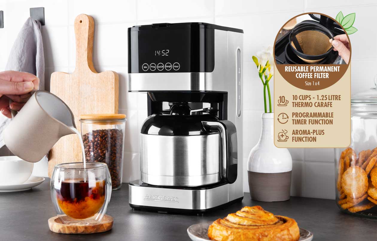 GASTROBACK® Filter Coffee Machine - 42701_S - Design Filter Coffee Machine Essential S GASTROBACK® Filter Coffee Machine - 42701_S - Design Filter Coffee Machine Essential S