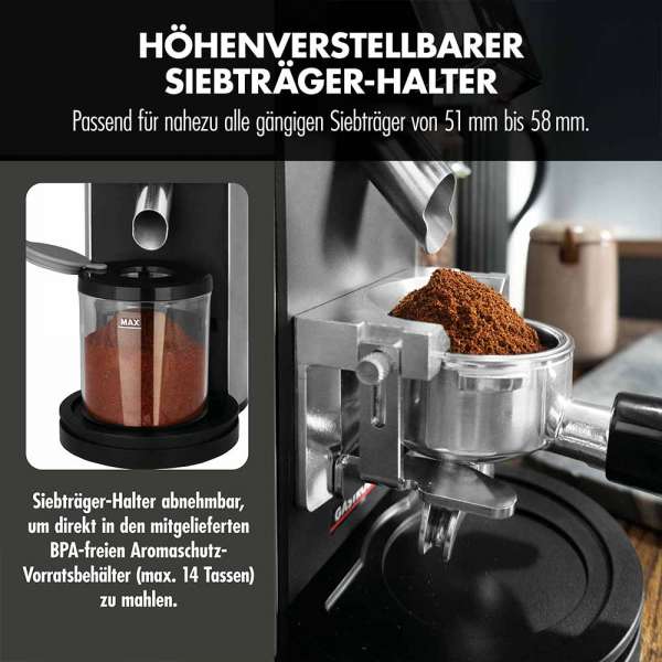 GASTROBACK® Kaffeemühle - 42644 - Design Kaffeemühle Pro Touch 30