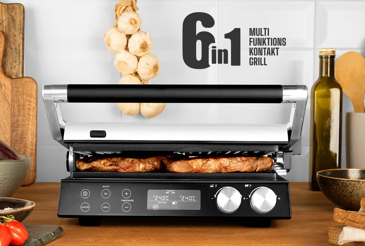 GASTROBACK® Multifunktionskontaktgrill - 42423 - Gourmet Multigrill BBQ Pro Smart GASTROBACK® Multifunktionskontaktgrill - 42423 - Gourmet Multigrill BBQ Pro Smart