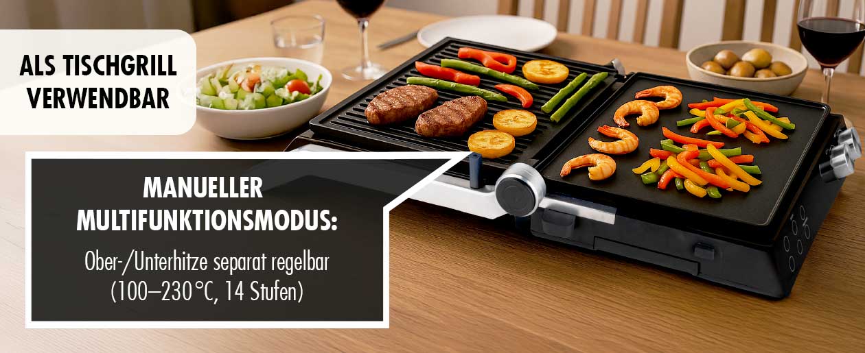 GASTROBACK® Multifunktionskontaktgrill - 42423 - Gourmet Multigrill BBQ Pro Smart GASTROBACK® Multifunktionskontaktgrill - 42423 - Gourmet Multigrill BBQ Pro Smart