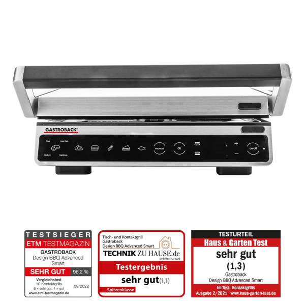 GASTROBACK® Kontaktgrill - 42542 Design BBQ Advanced Smart