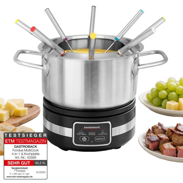 Fondue MultiCook 4-in-1 & Kochplatte